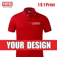 yotee summer mens and womens polo shirts custom embroideryprinting company brand logo breathable t shirt diy tops wholesale