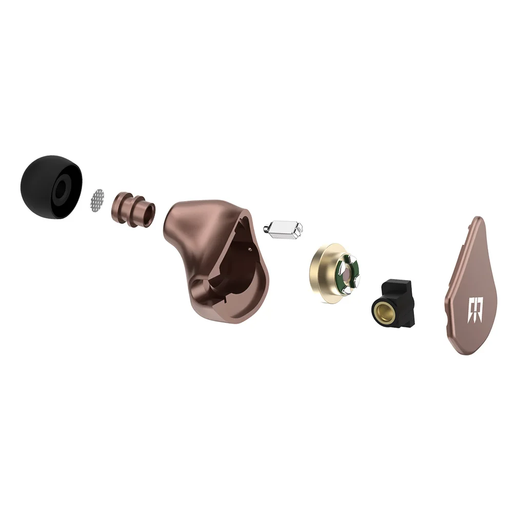 TRI I4 1BA+ 1DD гибридные наушники в ухо для бега спортивные технологии HIFI ушные вкладыши с 3,5 мм MMCX