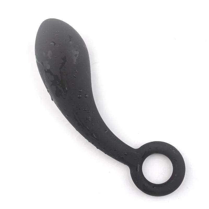 Женский силикон в форме капли воды против закрытого мужского ануса игрушечный