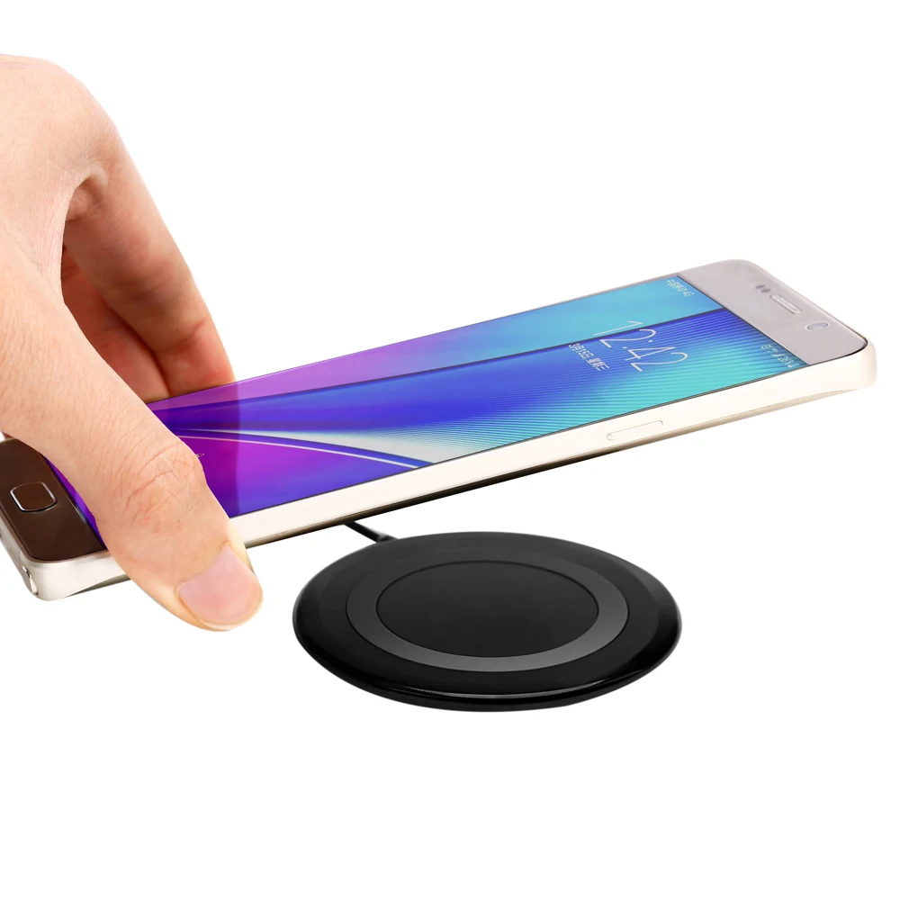 Ультратонкая Беспроводная быстрая зарядная панель 10 Вт для iphone 8 Plus XS MAX XR samsung Galaxy