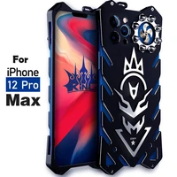 shockproof metal armor case for iphone 12 pro max luxury aluminum bullet 12 full cover coque for iphone 12 pro max 12 mini funda
