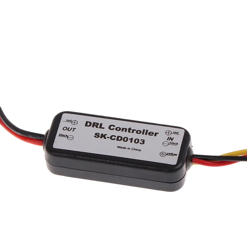 

DRL Controller Auto Car LED Daytime Running Light Relay Harness Dimmer On/Off