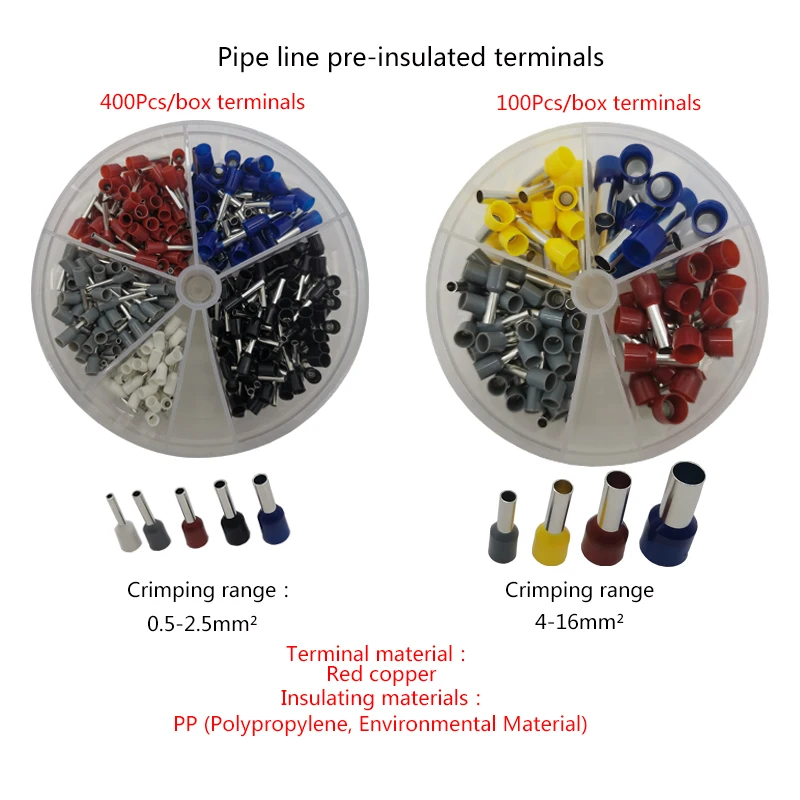 Игольчатая Клеммная коробка для холодного прессования игольчатая трубчатая