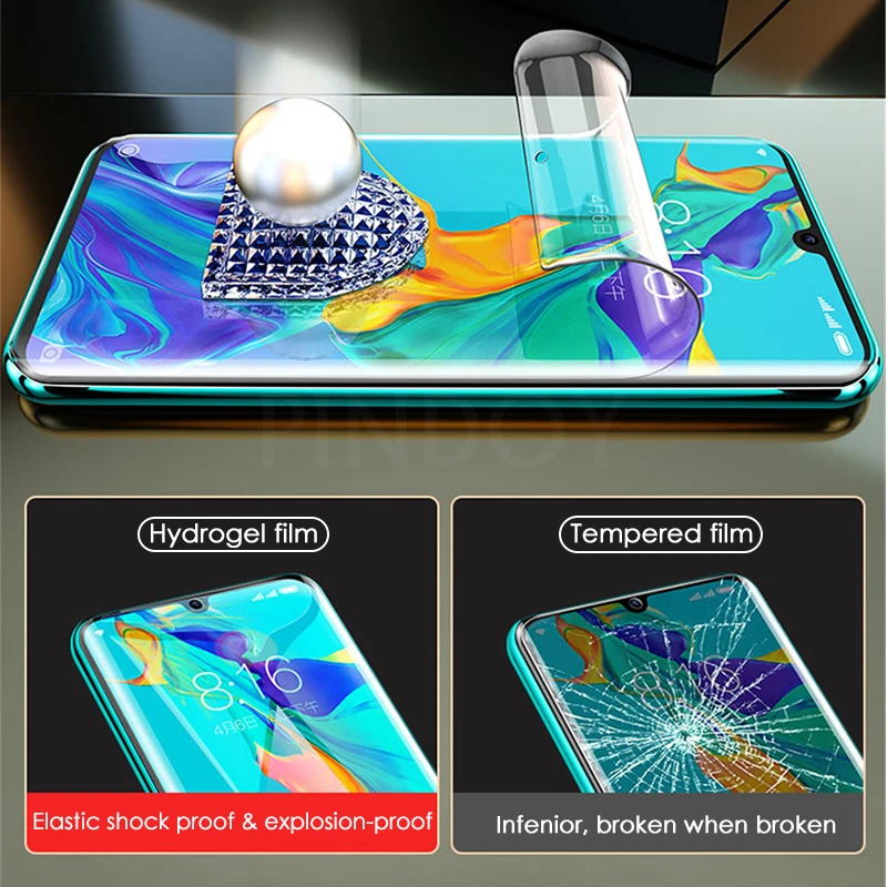 hydrogel film for huawei p9 p10 lite plus screen protector film for honor 8 9 10 lite play 4t protective film case free global shipping