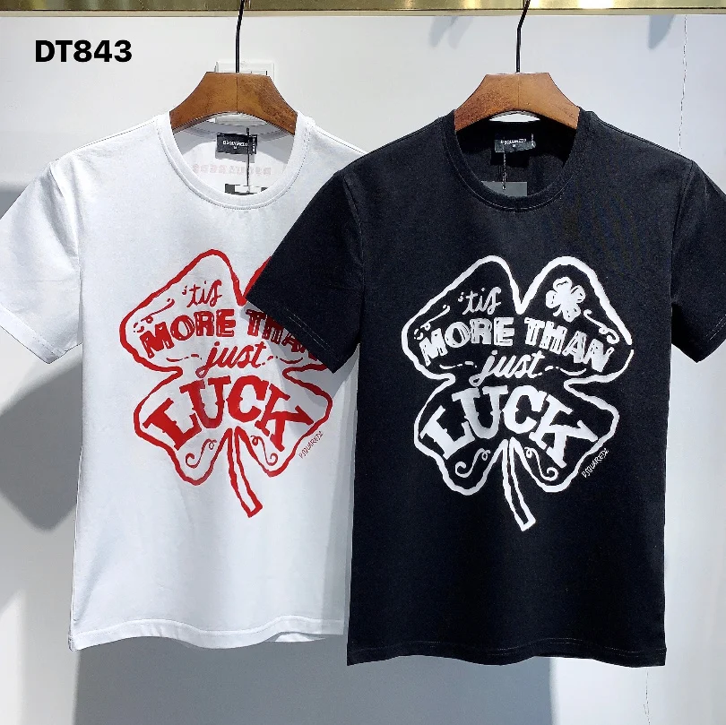 

Box Dsquared2 -shirt-T-shirt Women / Men Fashion Cotton Casual Short Sleeve T-shirt Round Neck DSQ2 DT843