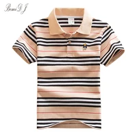 2021 polo shirt kids summer short sleeve shirts boys stripes tops baby kids clothes fashion outfits toddler boy 3 14year t shirt