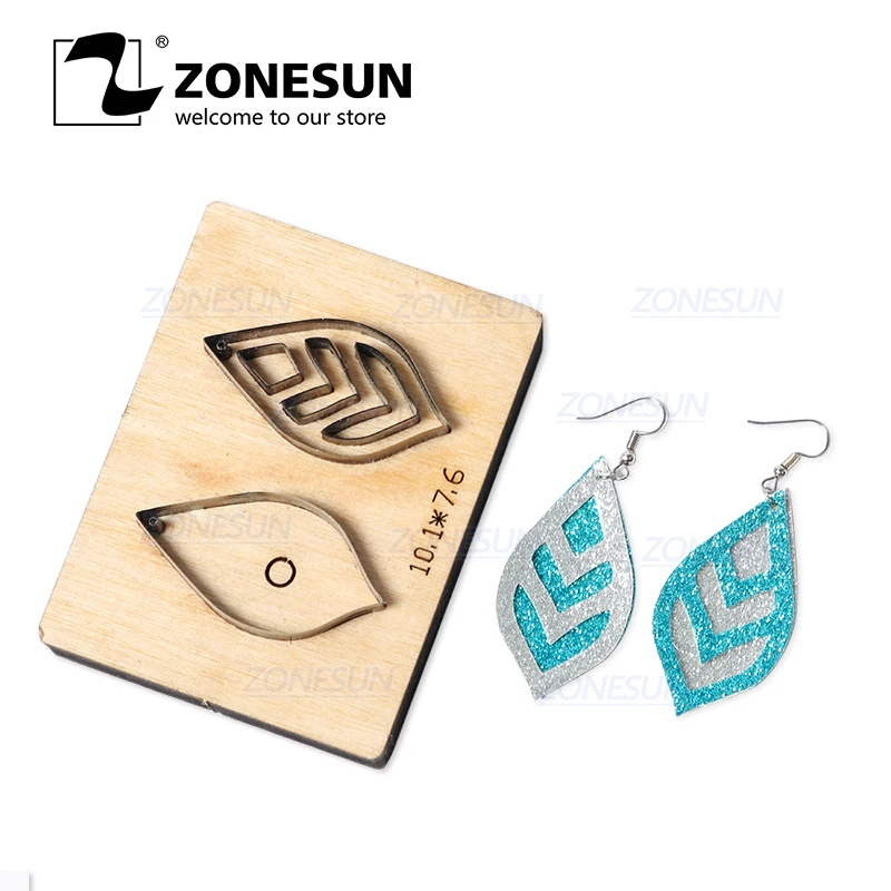 

ZONESUN H7, сделай сам, на заказ, резак, кожа, серьги, высечки, кожа, высечки, серьги для стали, правило, высечки, пресс, инструменты