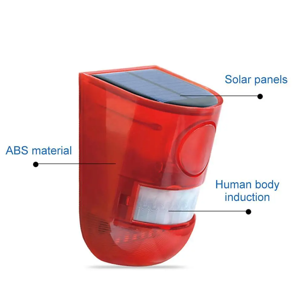Беспроводная защита дома гаража охранная сигнализация Солнечный уличный датчик