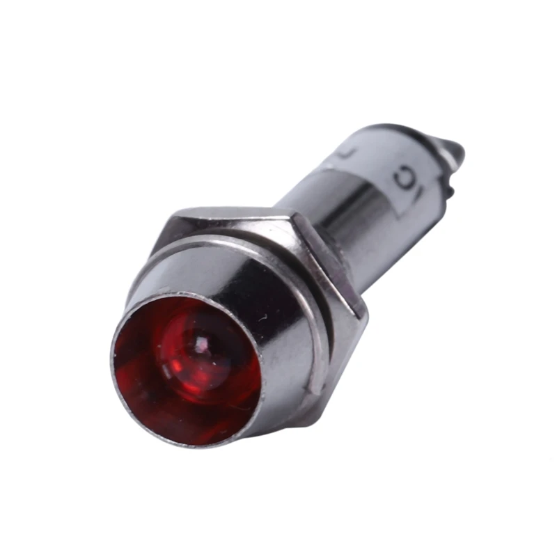 220 В переменного тока красный металлический светодиодный светильник сигнальный