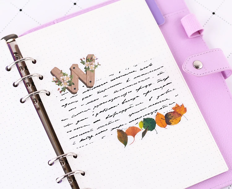 18 шт./компл. винтажные осенние красочные фотонаклейки сделай сам для