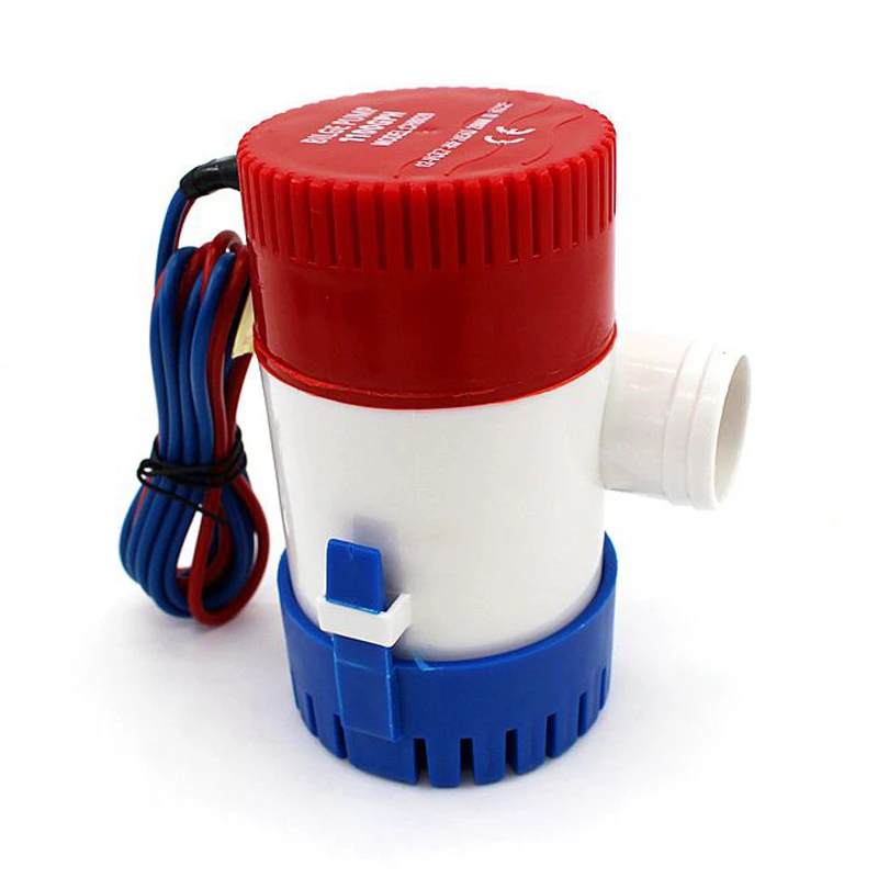 Submersible Pump Electric Water Pump 12V 350/500/750/1100GPH Filter Water Mini 24V Bilge Solar Micro Motor Boat Marine Pump 12V