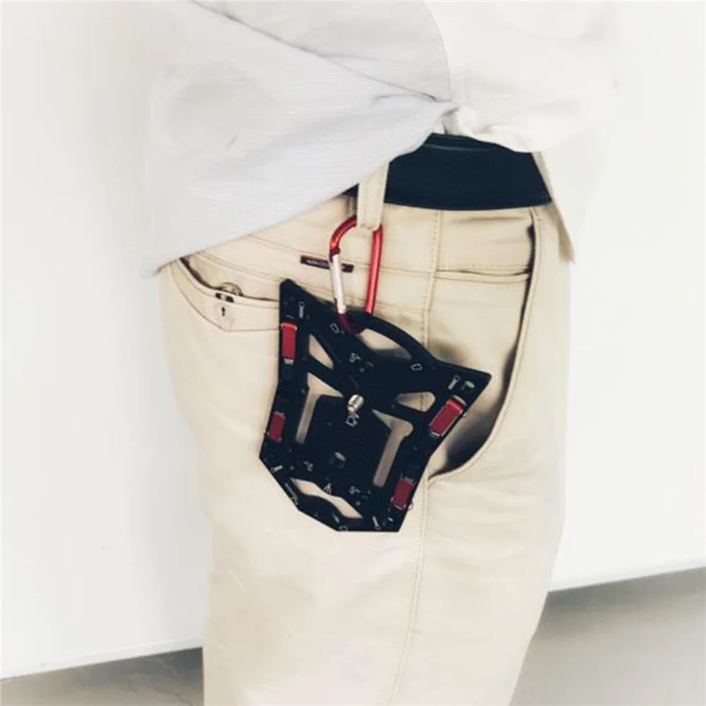 1pc portable camera bracket for gopro camera quick release stable flat tripod base for phone slr camera photography accessories free global shipping