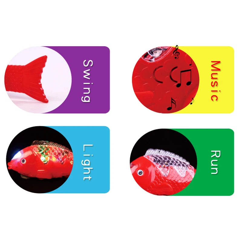 Веселая имитация рыбы развивающие игрушки для мальчиков дети креативный питомец