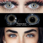 EYESHARE цветные контактные линзы дикая кошка серия 1 пара контактных линз цветные контактные линзы для глаз Косметические цветные линзы для глаз