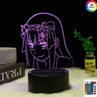 Аниме светодиодная 3d лампа Ночной светильник ноль две фигурки Дети Девочка Спальня Декор Светильник Манга подарок ночсветильник любимый в Franxx