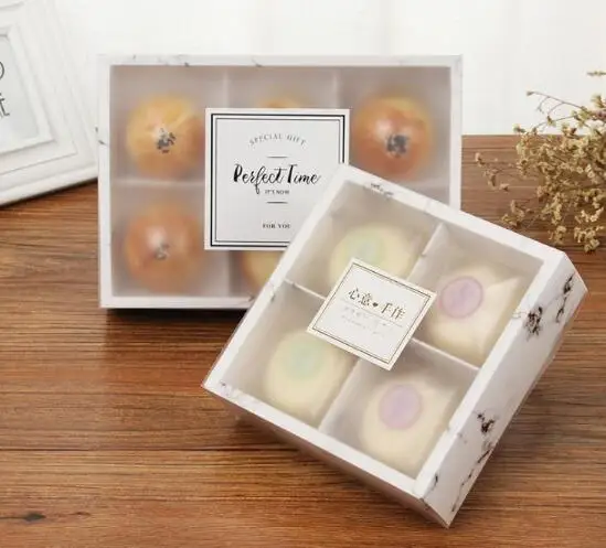 Прозрачное матовое торт коробка десертные макароны коробки Кондитерские