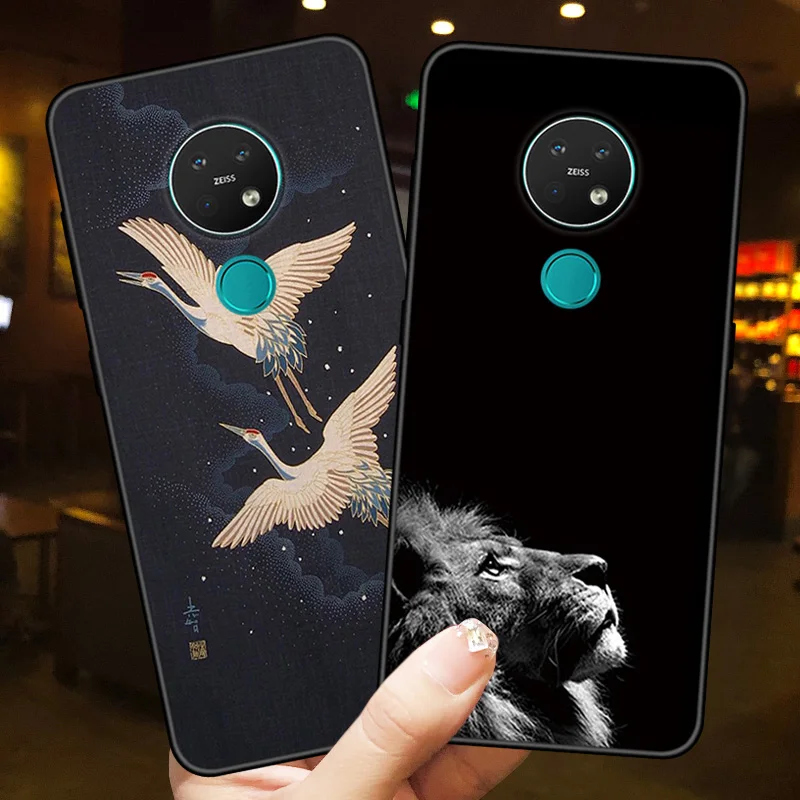 Для Nokia 7 2 чехол забавная силиконовая оболочка задняя крышка для TA-1196 TA-1181 TA-1178