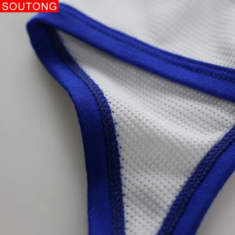 Сексуальное мужское нижнее белье с u-образной выпуклой сумкой хлопковые стринги