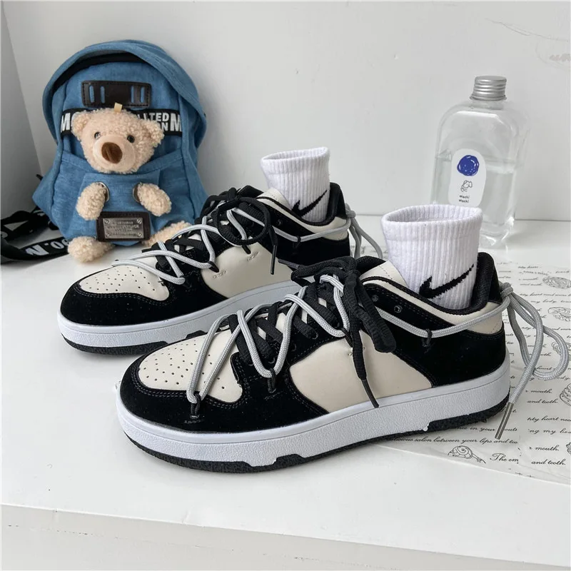 Белые ботинки женские кожаные прогулочные Air Force модные холщовые кроссовки