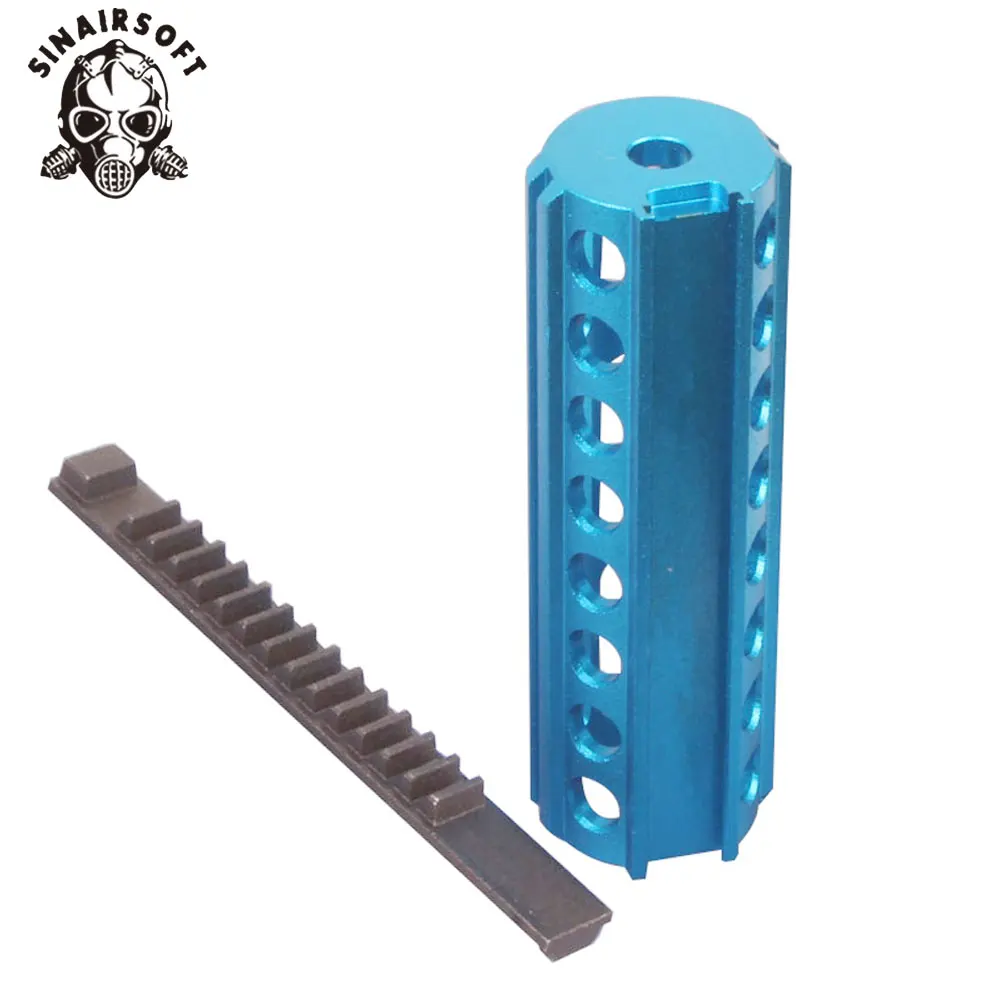 

SINAIRSOFT Full Steel 14 Teeth Aluminum Piston For Airsoft AEG Gearbox Ver. 2/3 Blue Paintball Shooting Target Free Shipping