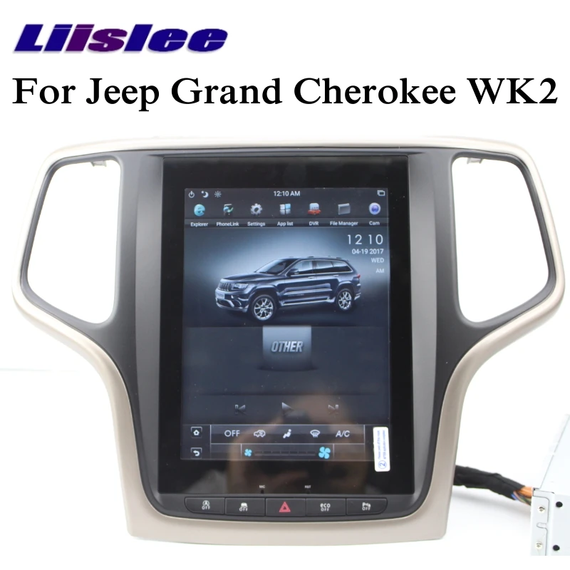 LiisLee автомобильный мультимедийный GPS аудио радио стерео для Jeep Grand Cherokee WK2 2011 ~ 2018 12