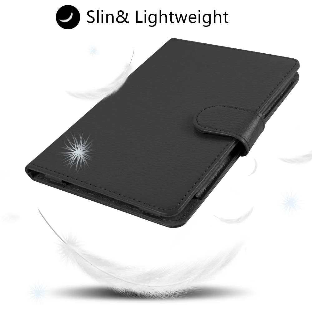 Pu кожаный чехол для sony Prs-T2 e-Books Чехол-книжка для sony T2 e-reader+ Подарочная пленка для экрана