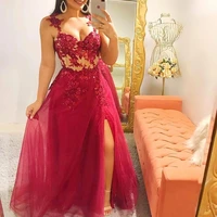 prom evening celebrity dresses 2022 womans party night cocktail long tulle dresses plus size dubai arabic formal dress