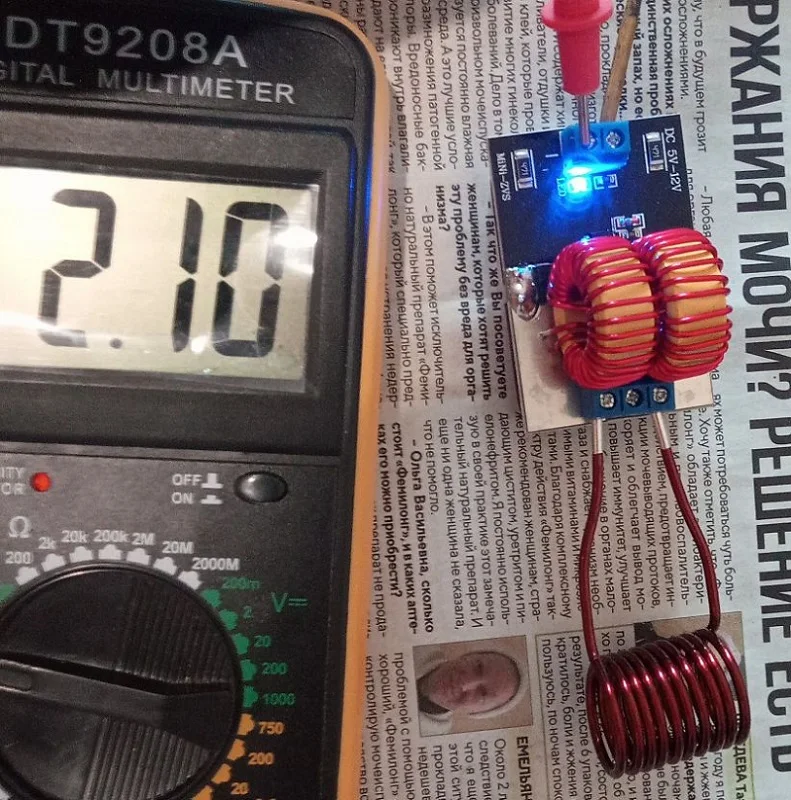 Нагревательная панель ZVS Mini горячая Распродажа 150 Вт 5-15 в индуктивный Обратный