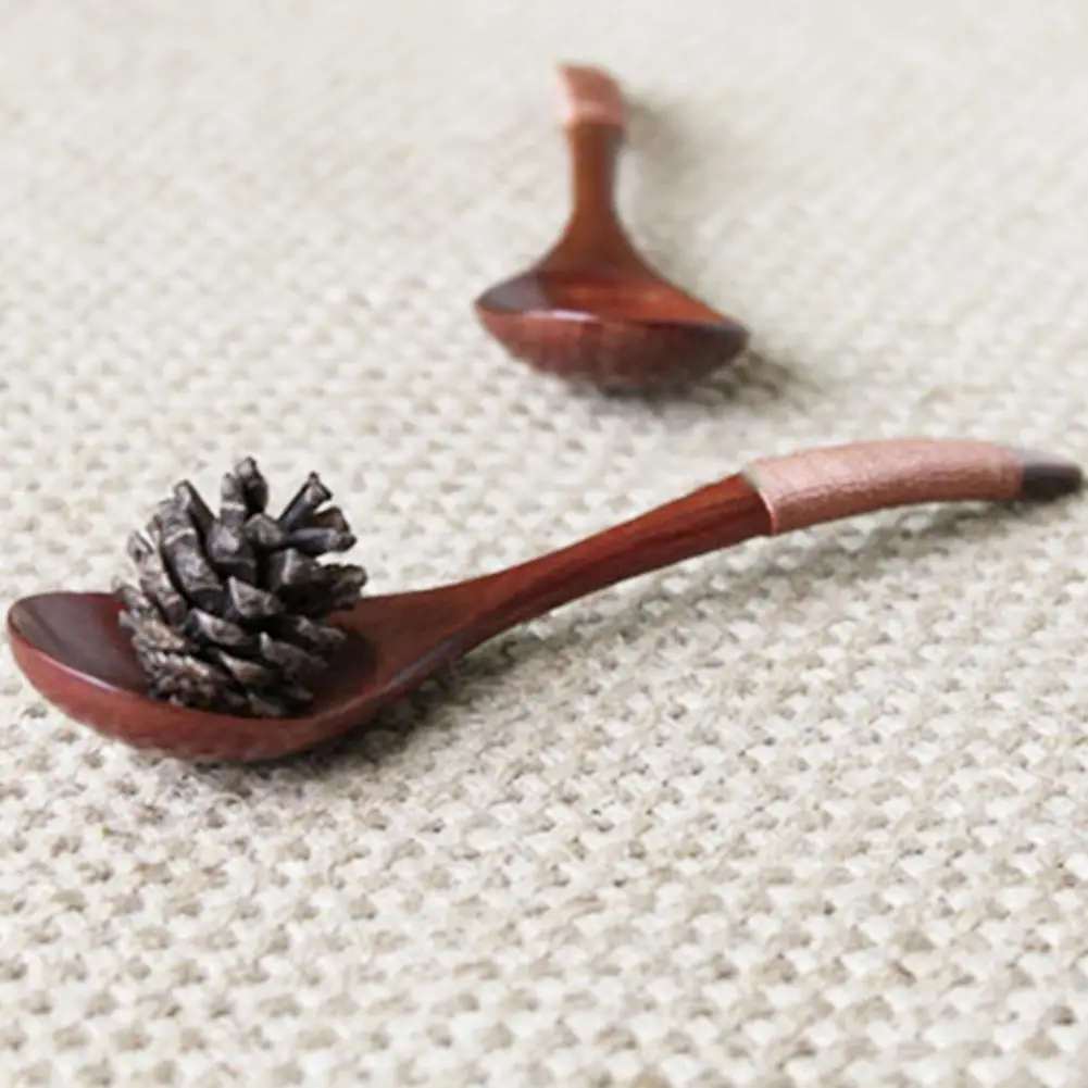 Ложка с коричневой ручкой ложка в стиле Kinking лаковая посуда креативная китайская