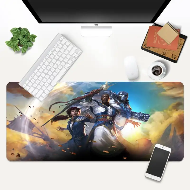 

MTG Weatherlight Gaming Player desk laptop Rubber Mouse Mat XL Large Gamer Keyboard PC Desk Mat Takuo Computer Tablet Mouse mat