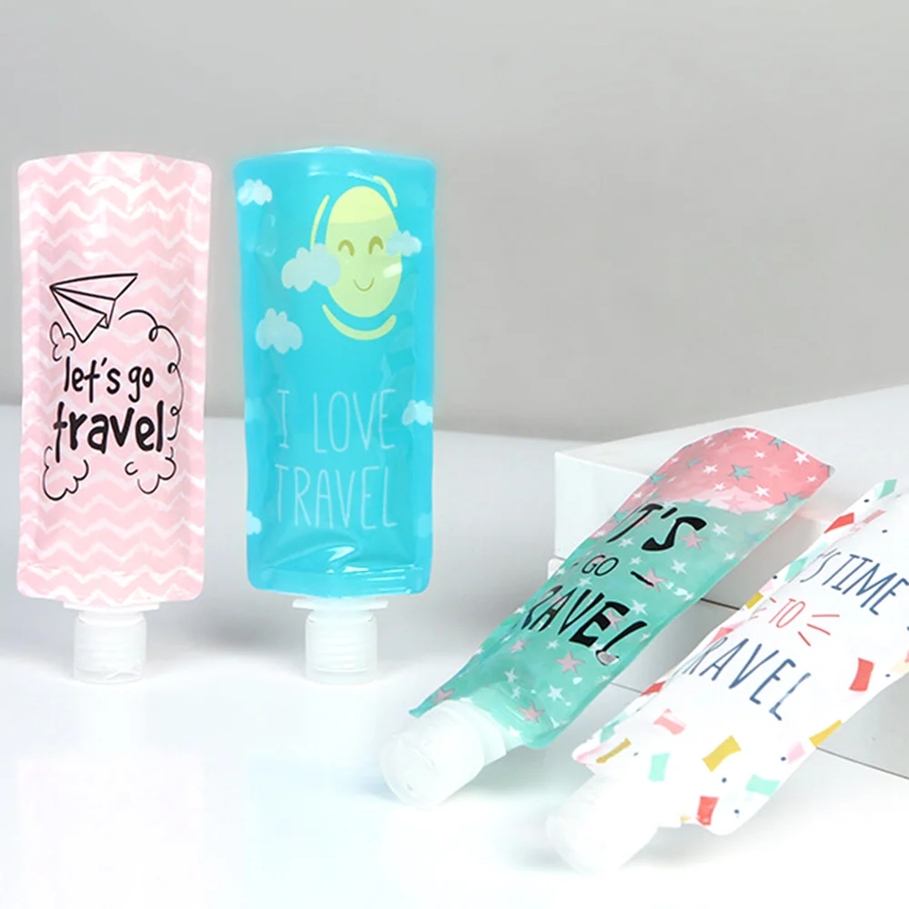 100 мл дозирующая сумка для хранения шампуня конфет цветной лосьон Упаковочные