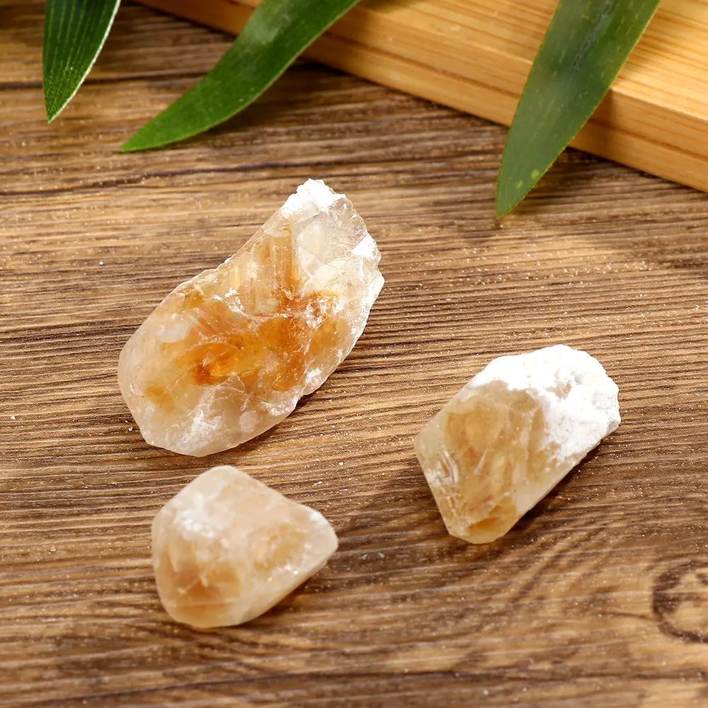 

Quartz Home Decoration Raw Gemstone Mineral Specimen Natural Brazil Citrine Rough Ore Crystal Energy Healing Stone