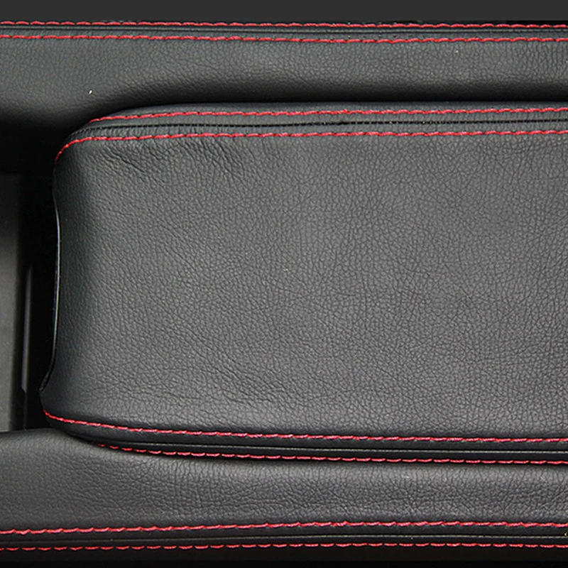 

Black+Red Line Armrest Center PU leather Professional Replacement Case