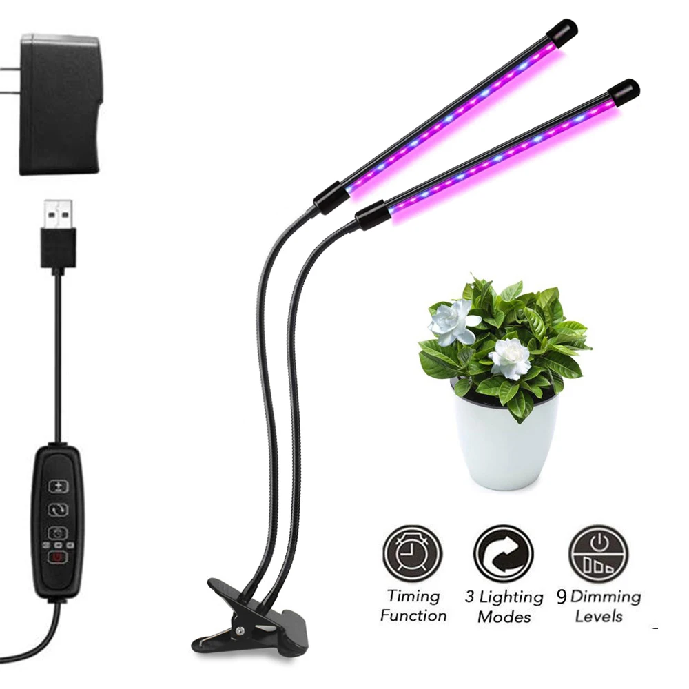 Светодиодная лампа для выращивания растений светильник полного спектра с