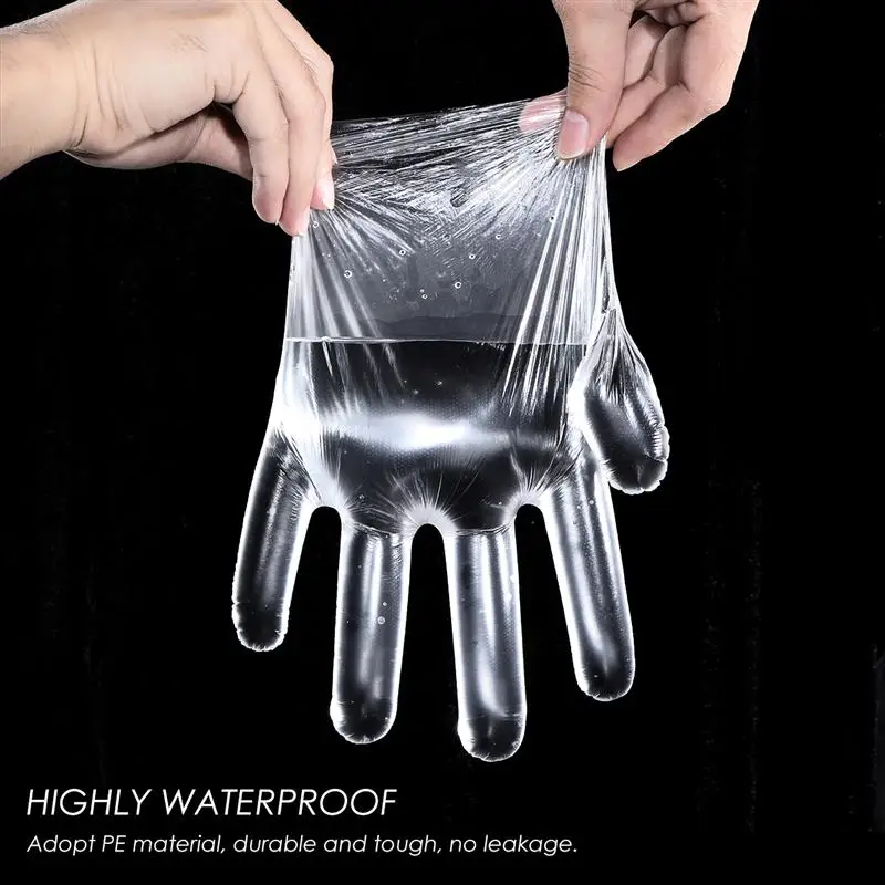 

Disposable Plastic PE Gloves for Home Kitchen Restaurant Cooking Industrial Cleaning