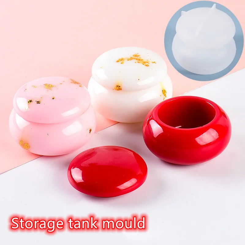 

1 шт. Прозрачная силиконовая форма из смолы декоративное ремесло DIY резервуар для хранения формы для эпоксидной смолы для ювелирных изделий