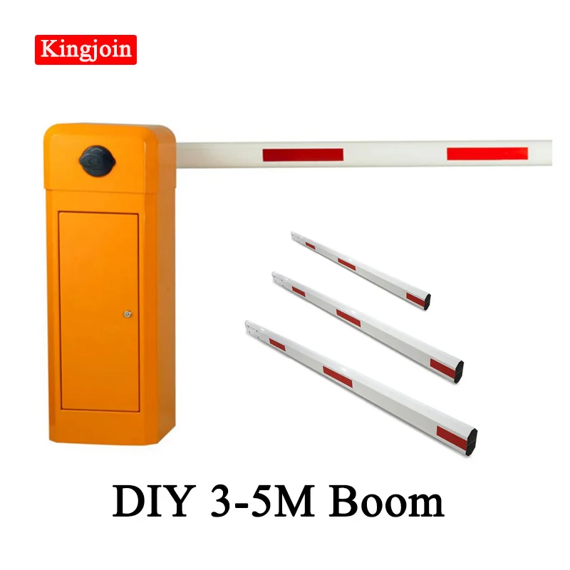 Remote control door arm mechanical automatic parking door fence DIY 3-5m boom electric parking arm, opening time is 6 seconds