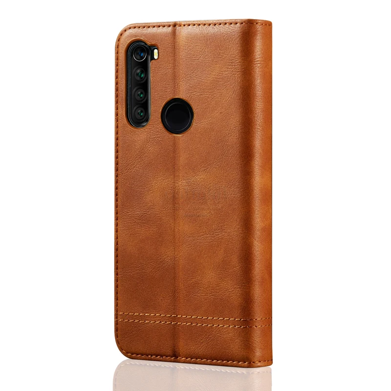 Винтажный кожаный чехол-книжка для XiaoMi RedMI Note 8 T/8 Pro, Роскошный кошелек с отделением для карт и подставкой, Магнитный чехол-книжка, повседневный чехол, Fundas