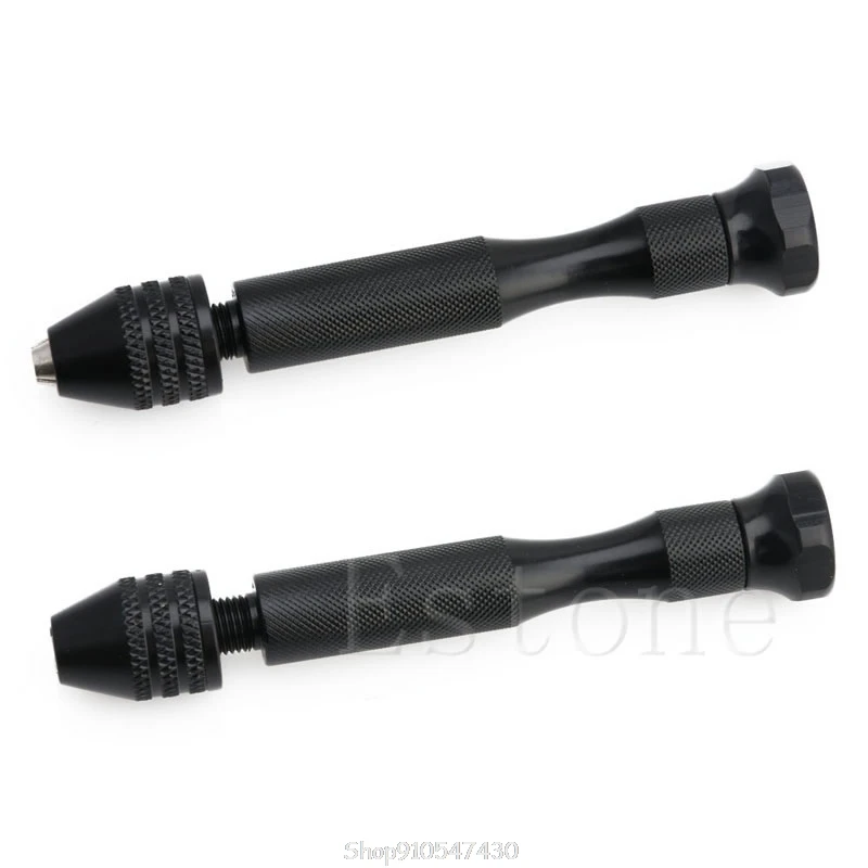 

0.3-3.2mm Mini Manual Aluminum Hand Drill Chuck Twsit Micro Drill Bit Tool N23 20 Dropship