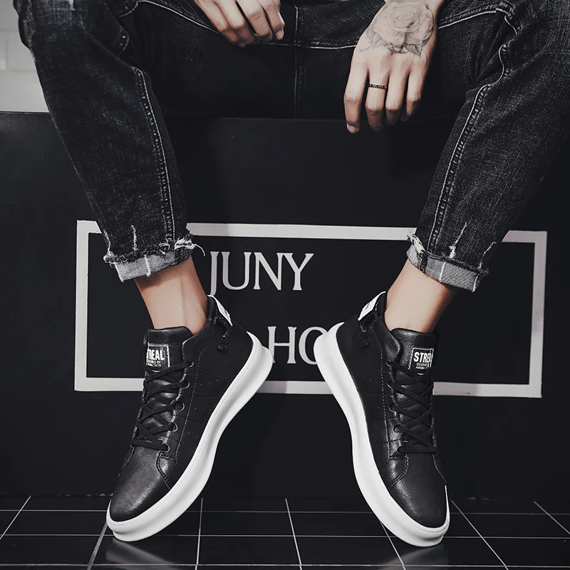 

Casual Man Shoes Men Leisure Shoes Zapatillas Casual Mens Sneakers For Sports Leather Man Shoe Hot Sale Fashion 2020 Sneaker