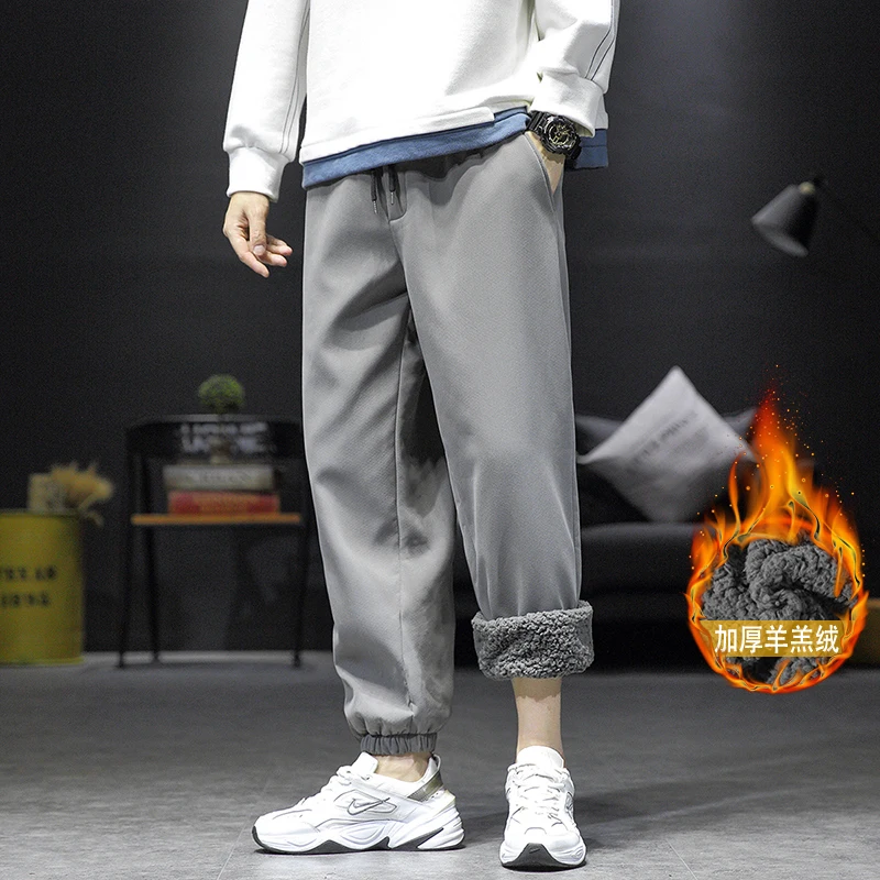 

Новинка 2021, зимние Брендовые брюки, спортивные брюки-карго, мешковатые брюки, Мужская одежда, корейские модные джоггеры, Techwear, популярные ше...