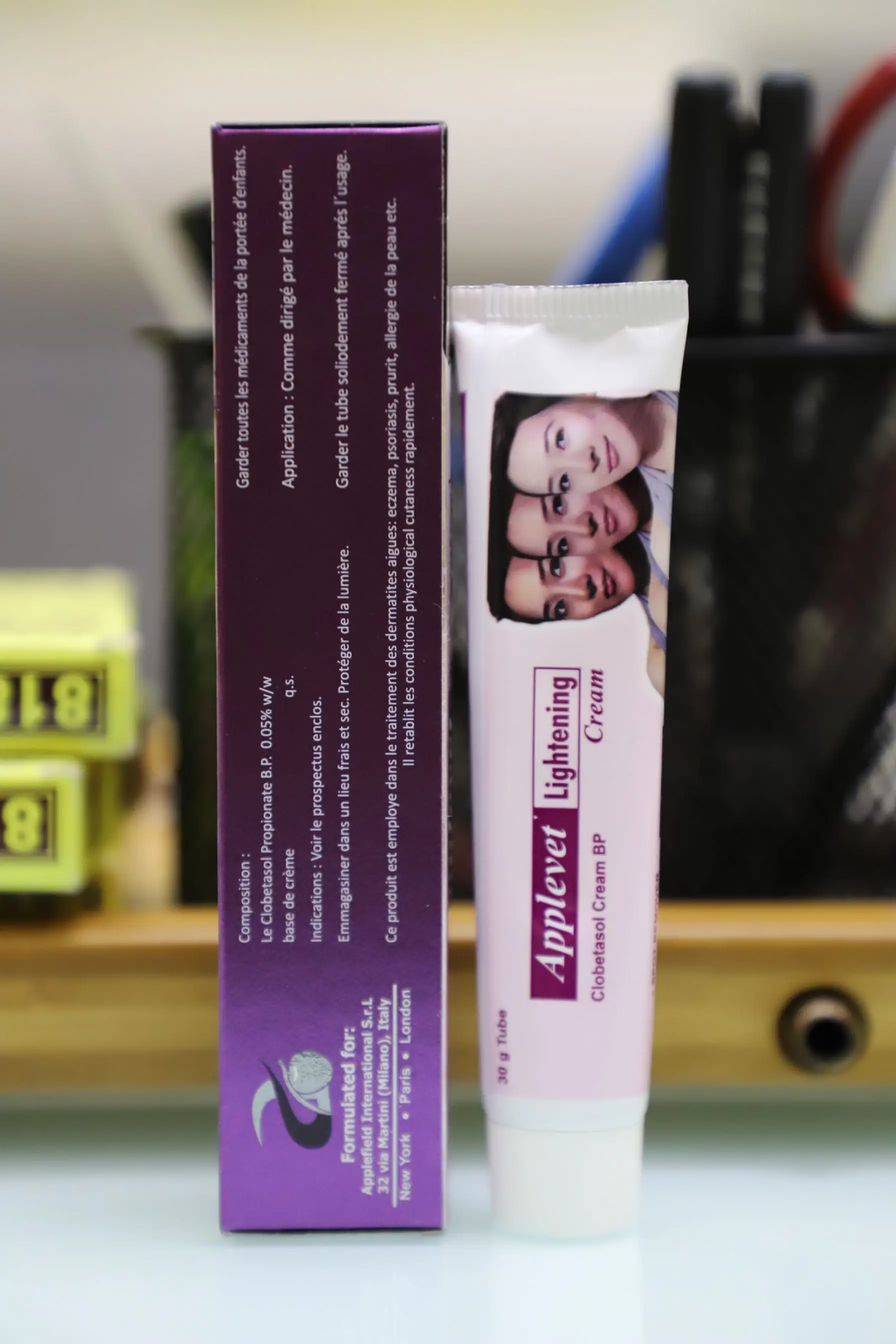 Бесплатная доставка крем для осветления апплета | 7 дней действия 30 г AFRIWORLD/1