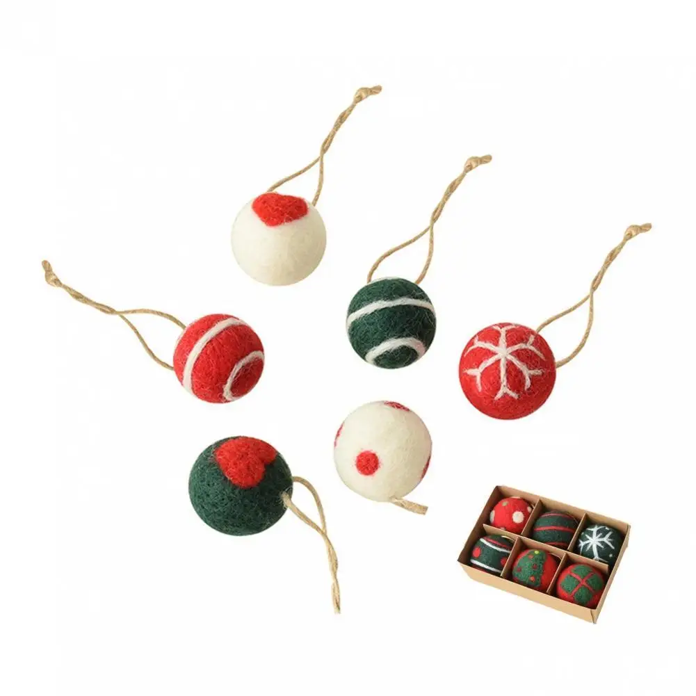 

Christmas Ball Ornaments Vintage Delicate Seasonal Decorations Christmas Ball Set Christmas Pendant Pendant Decor 1 Set