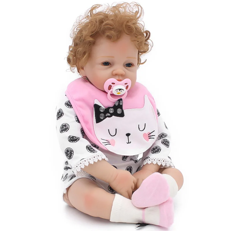 Кукла реборн Реалистичная силиконовая детская игрушка для новорожденных
