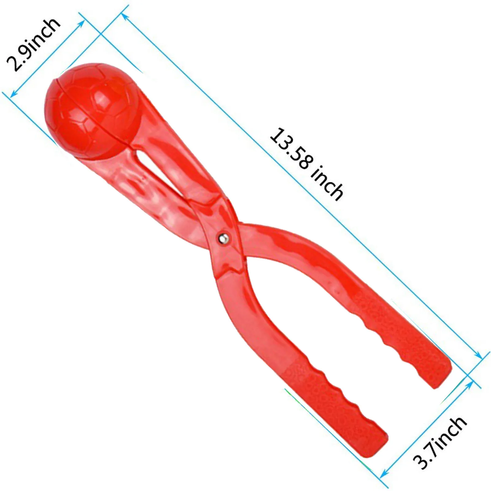 

2pcs Lovely Football Snowball Clip Maker Clip Children Outdoor Winter Snow Sand Mold Tool Creative Outdoor Fun & Sports Toy