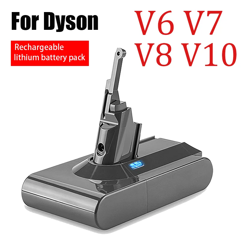 Аккумуляторная батарея для пылесосов Dyson V6 V7 V8 V10 Series SV07 SV09 SV10 SV12 DC62 Animal Pro - купить