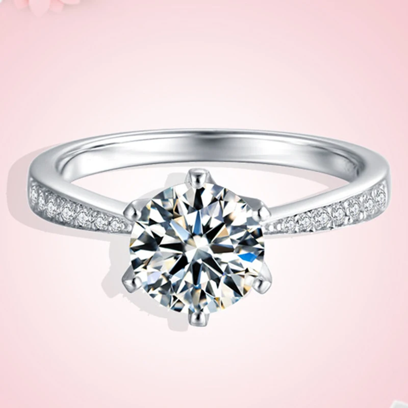 

Женское кольцо из серебра 925 пробы, розовое