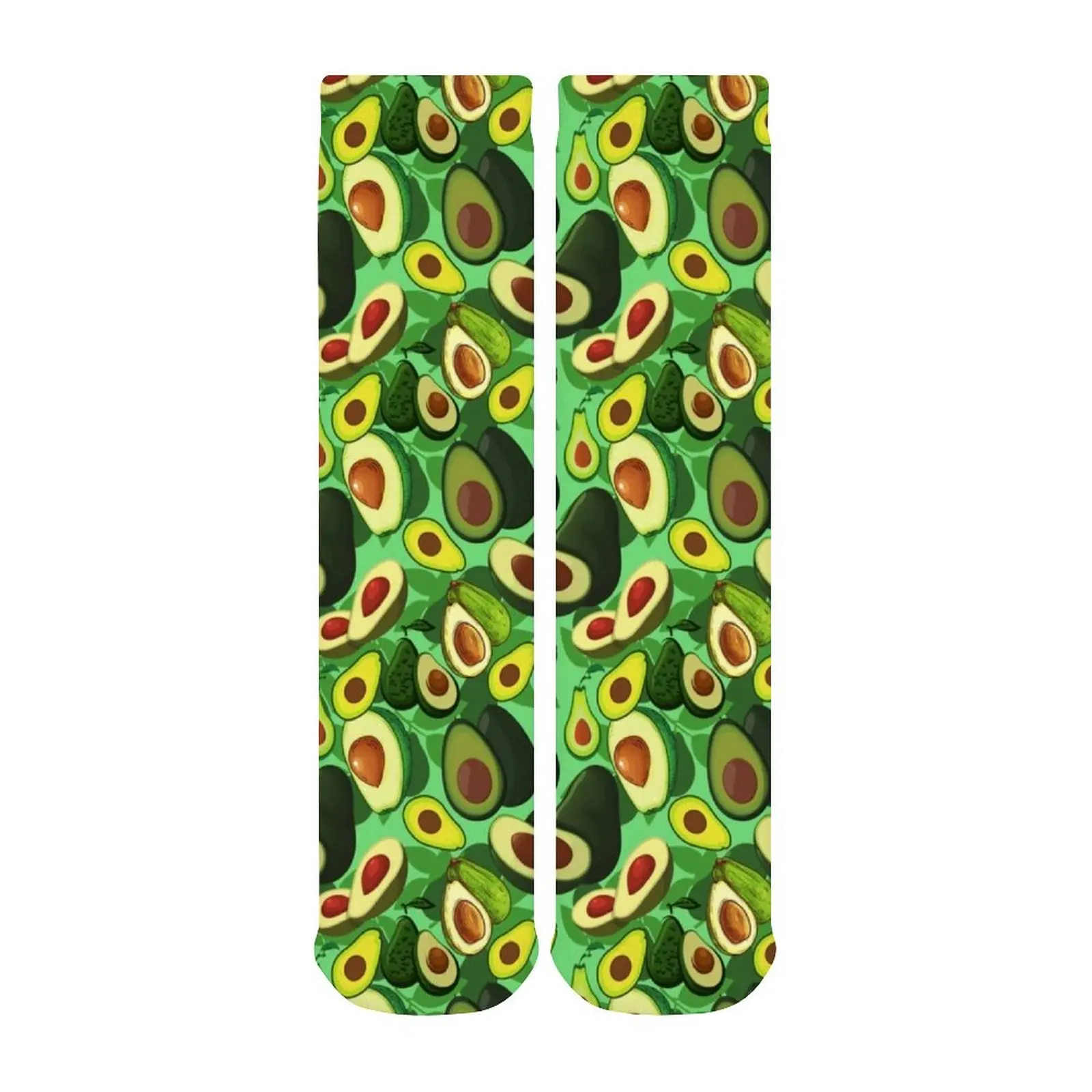 

Avocado Socks Non Skid Soft Stockings Male Large Chemical Fiber Bycicle Photo Socks