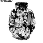 Толстовки в стиле Харадзюку С аниме, хипстерская забавная черная белая толстовка унисекс, зимняя уличная одежда, пуловеры Nagatoro пожалуйста, не пугайтесь меня