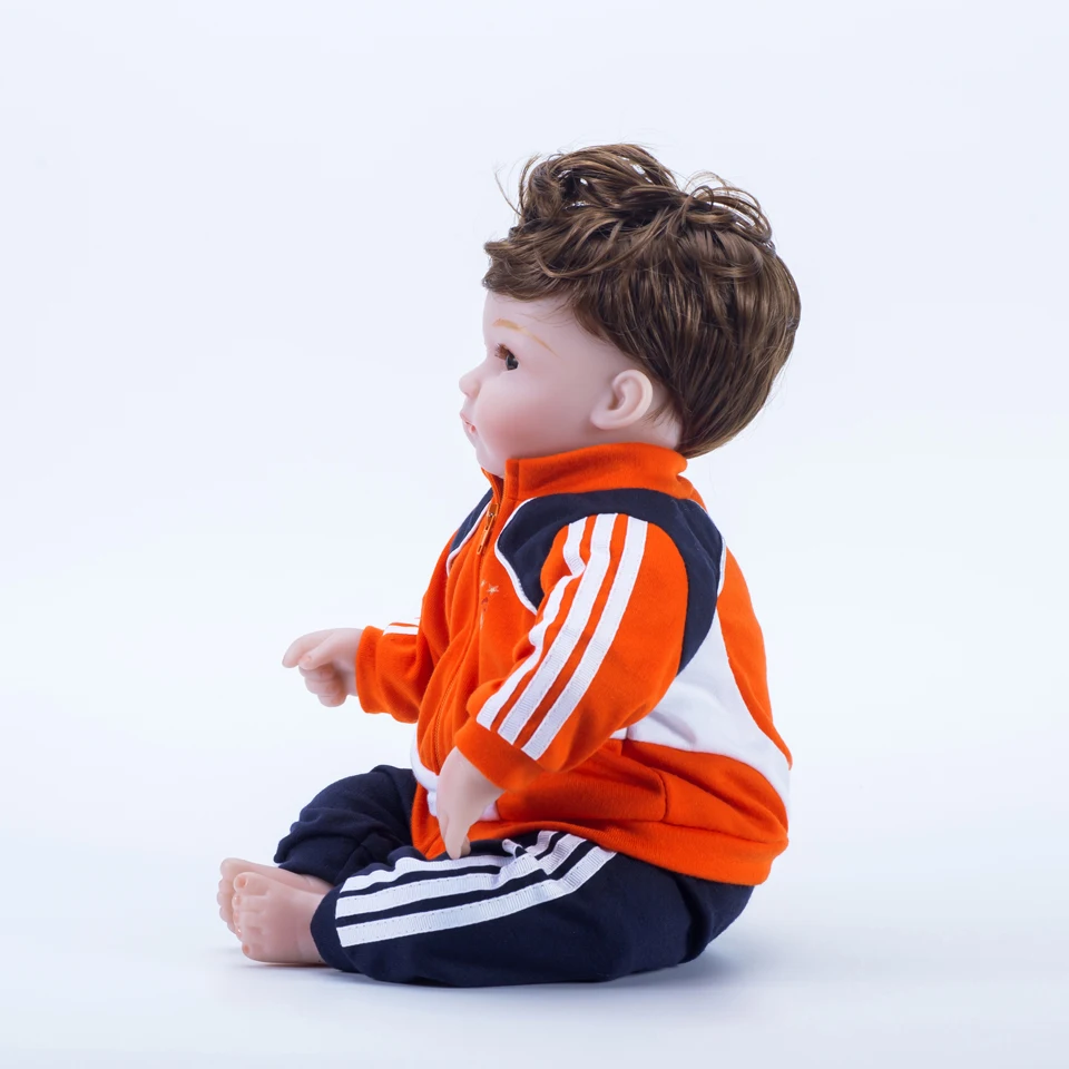 18 дюймовая Кукла reborn baby silicon bebe sports футбол футбольные игрушки для детей Франция